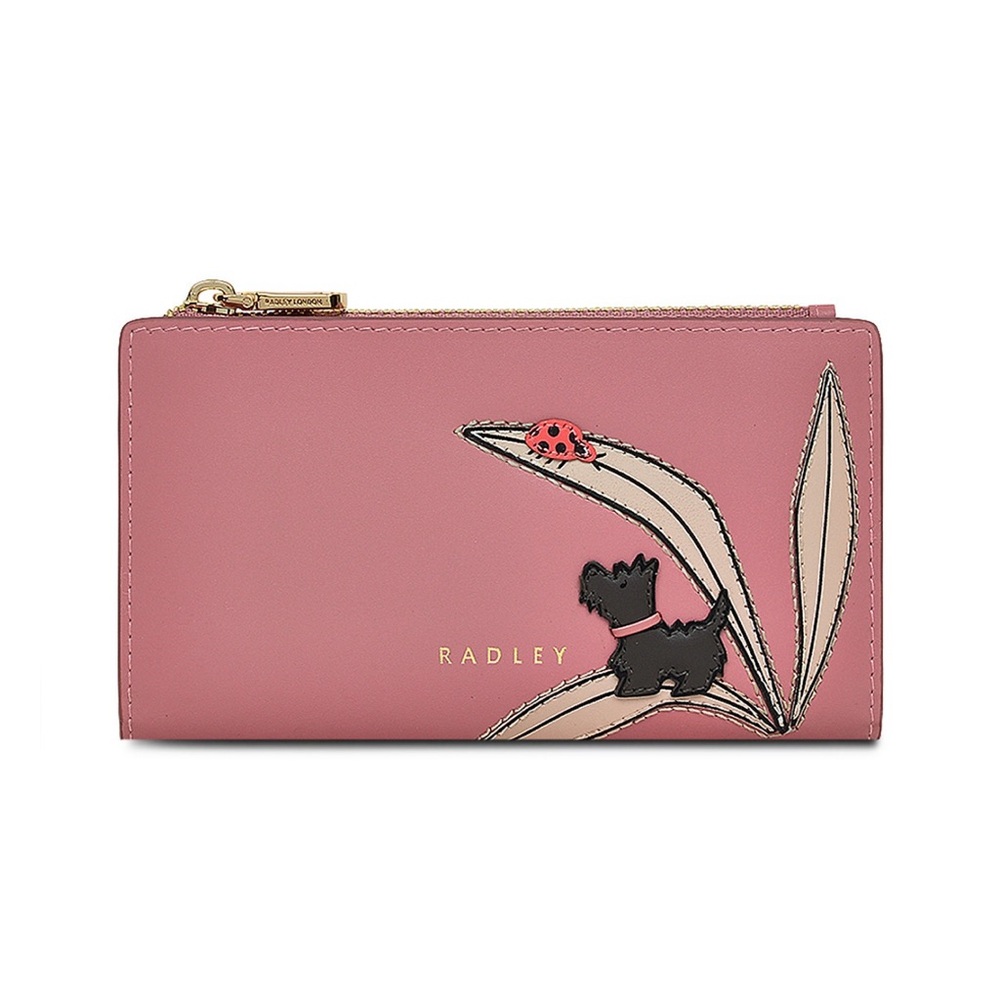 COPY - RADLEY LONDON Pink Wallet with Gold-Toned Hardware